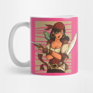 Miss Pirate Graphic Tee Mug